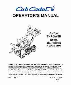 Cub Cadet Snow Blower 31AH4Q3G100-page_pdf